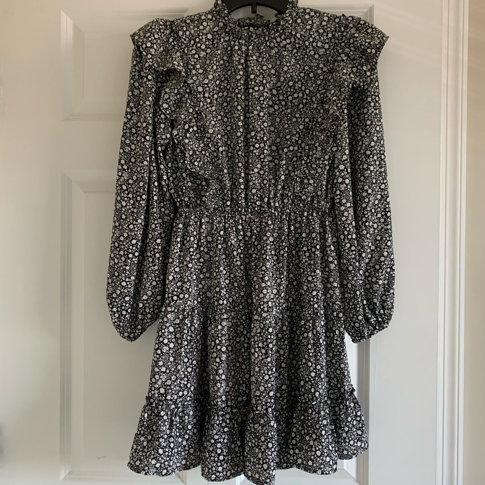 Forever 21 Floral Ruffled Mini Dress
